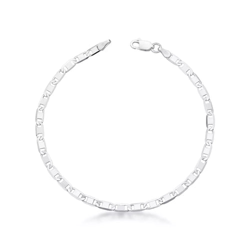 Piastrine Men's Bracelet in 925 Silver