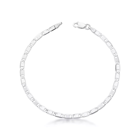 Piastrine Men's Bracelet in 925 Silver