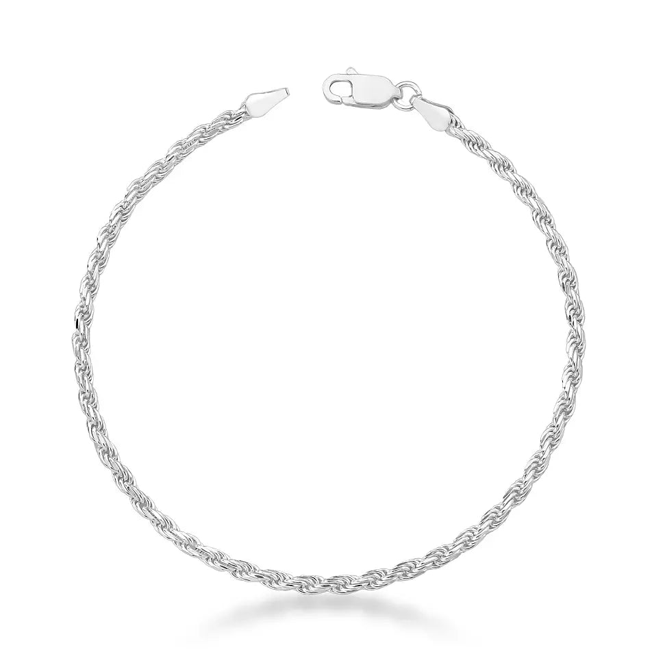 Men's Baiano Cord Bracelet in 925 Silver