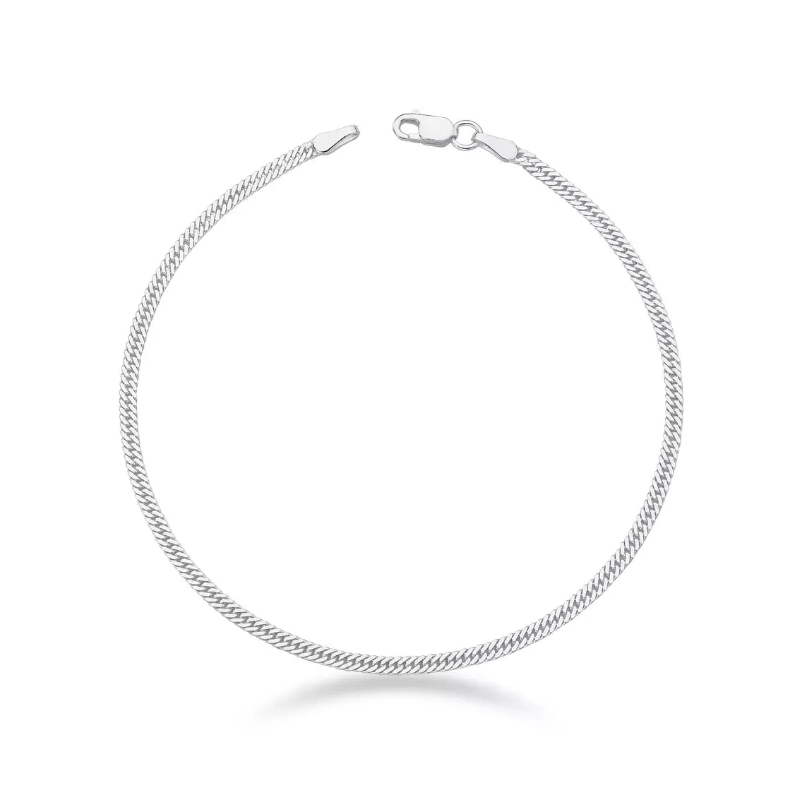 Men's Double Link Grumet Bracelet in Silver