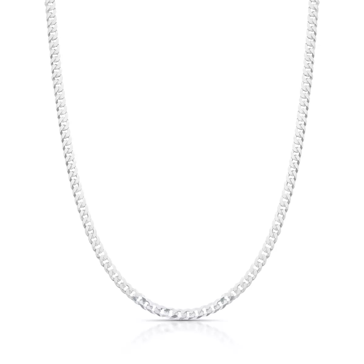 Men's 3 mm Grumet Chain in Sterling 925 Silver