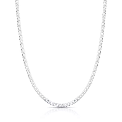 Men's 3 mm Grumet Chain in Sterling 925 Silver