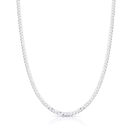 Men's 3 mm Grumet Chain in Sterling 925 Silver