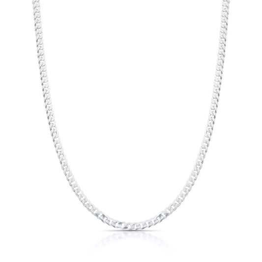 Men's 3 mm Grumet Chain in Sterling 925 Silver