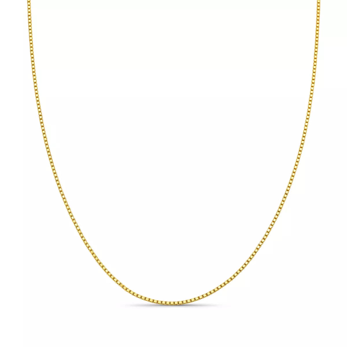 Men’s 925 Sterling Silver Venetian Chain – 18k Gold Plated