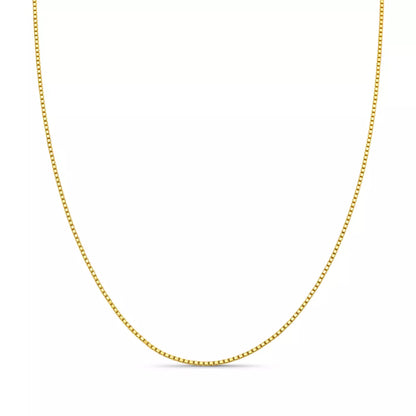 Men’s 925 Sterling Silver Venetian Chain – 18k Gold Plated
