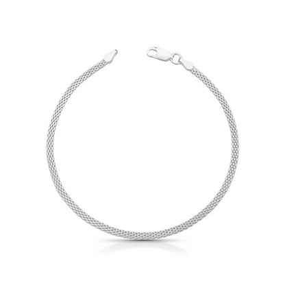Fizzy Flat Men's Bracelet in 925 Silver