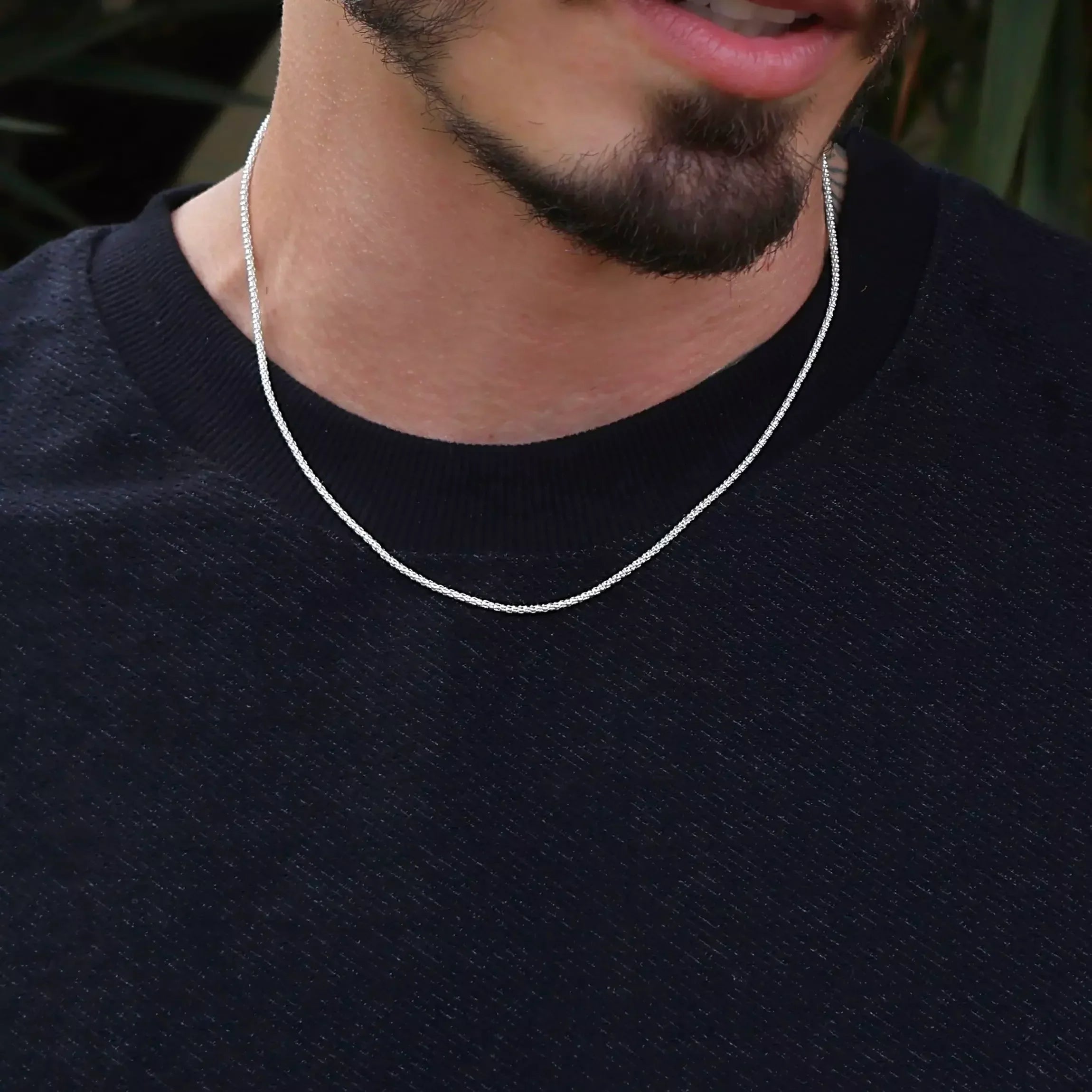 Fizzy Men's Chain in 925 Silver