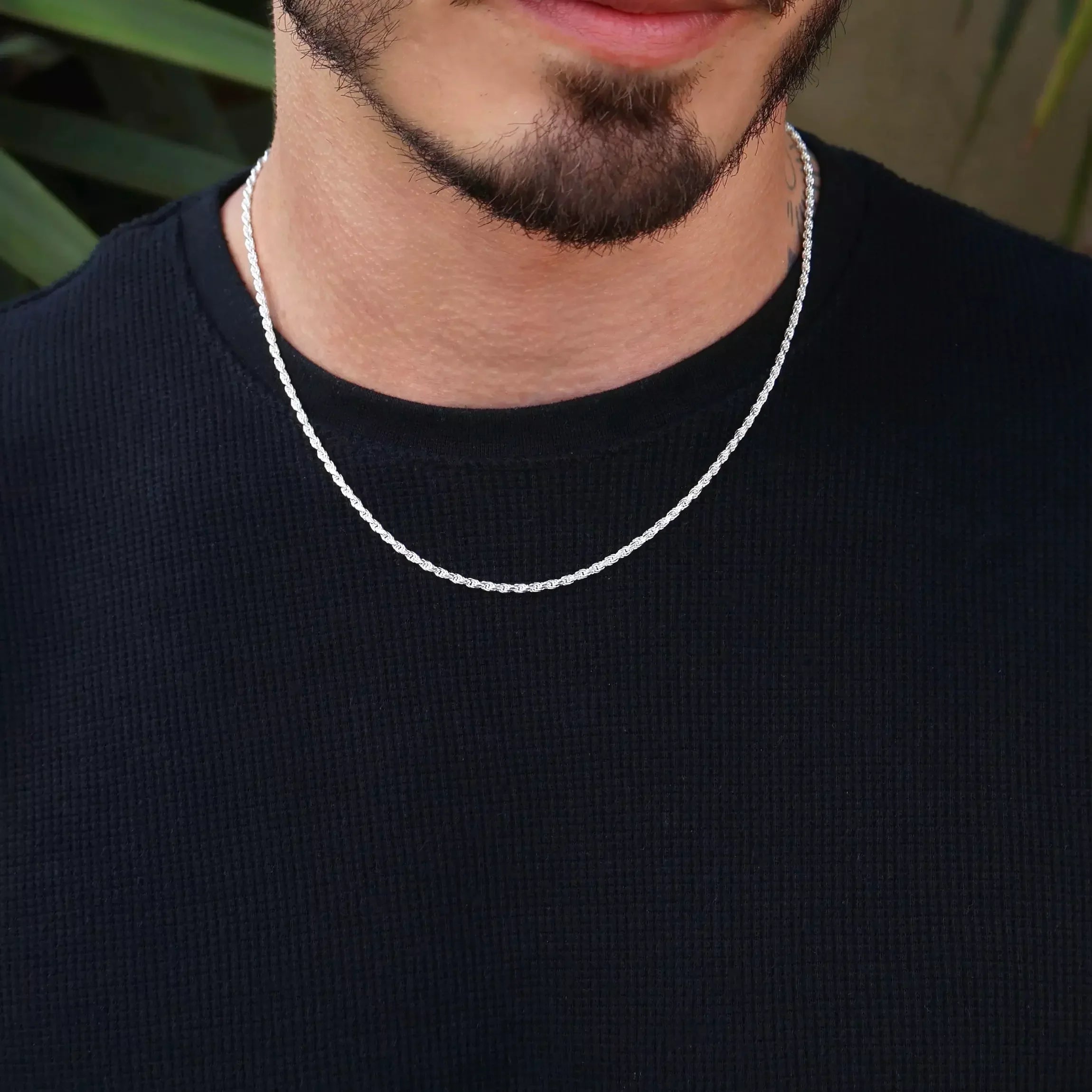 Men's Baiano Chain Necklace in 925 Silver