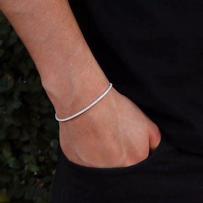 Men's Riviera Bracelet in 925 Silver