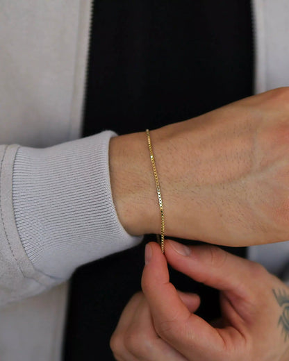 Venetian Bracelet in 925 Sterling Silver – 18k Gold Plated
