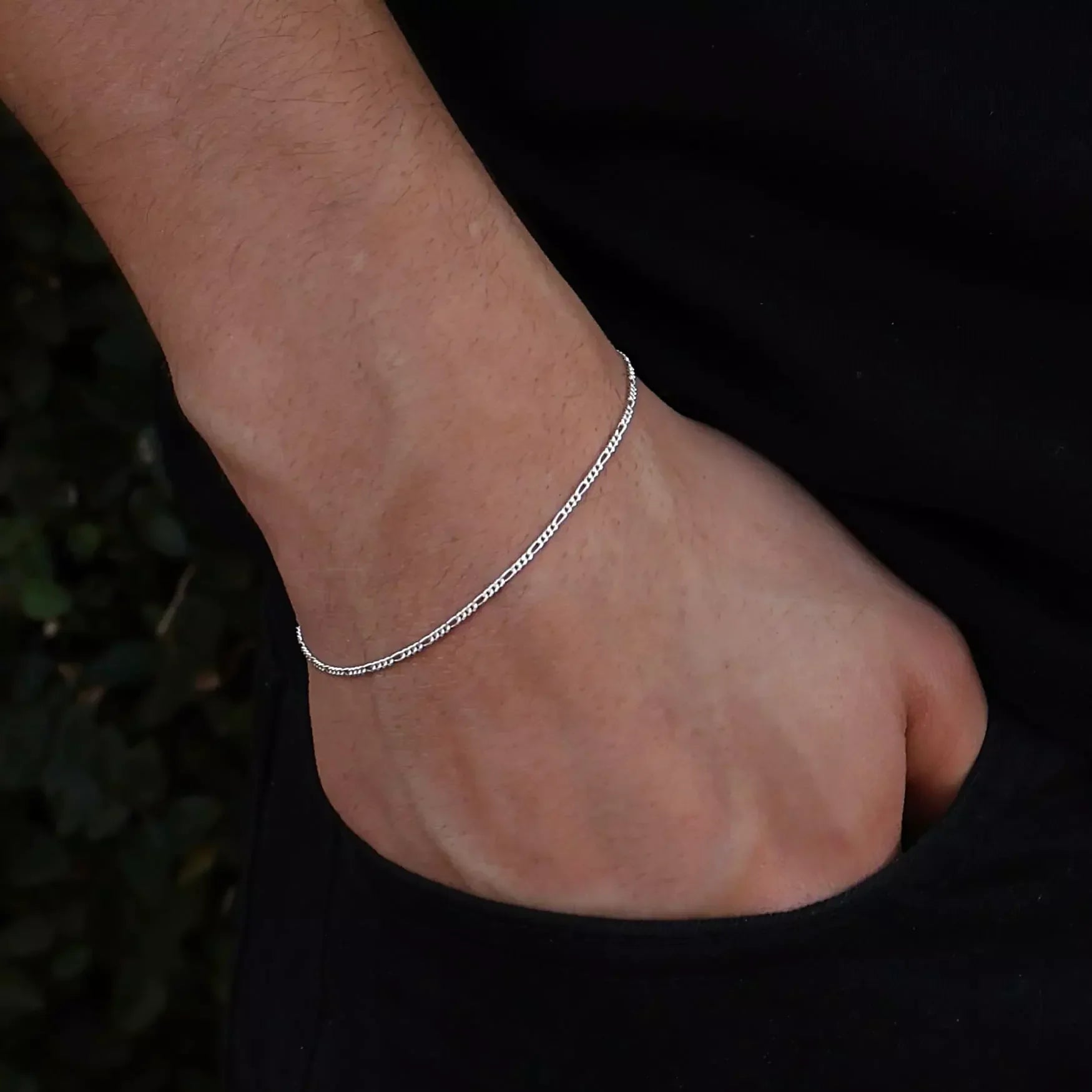 Fina Men's Figaro Bracelet in 925 Silver