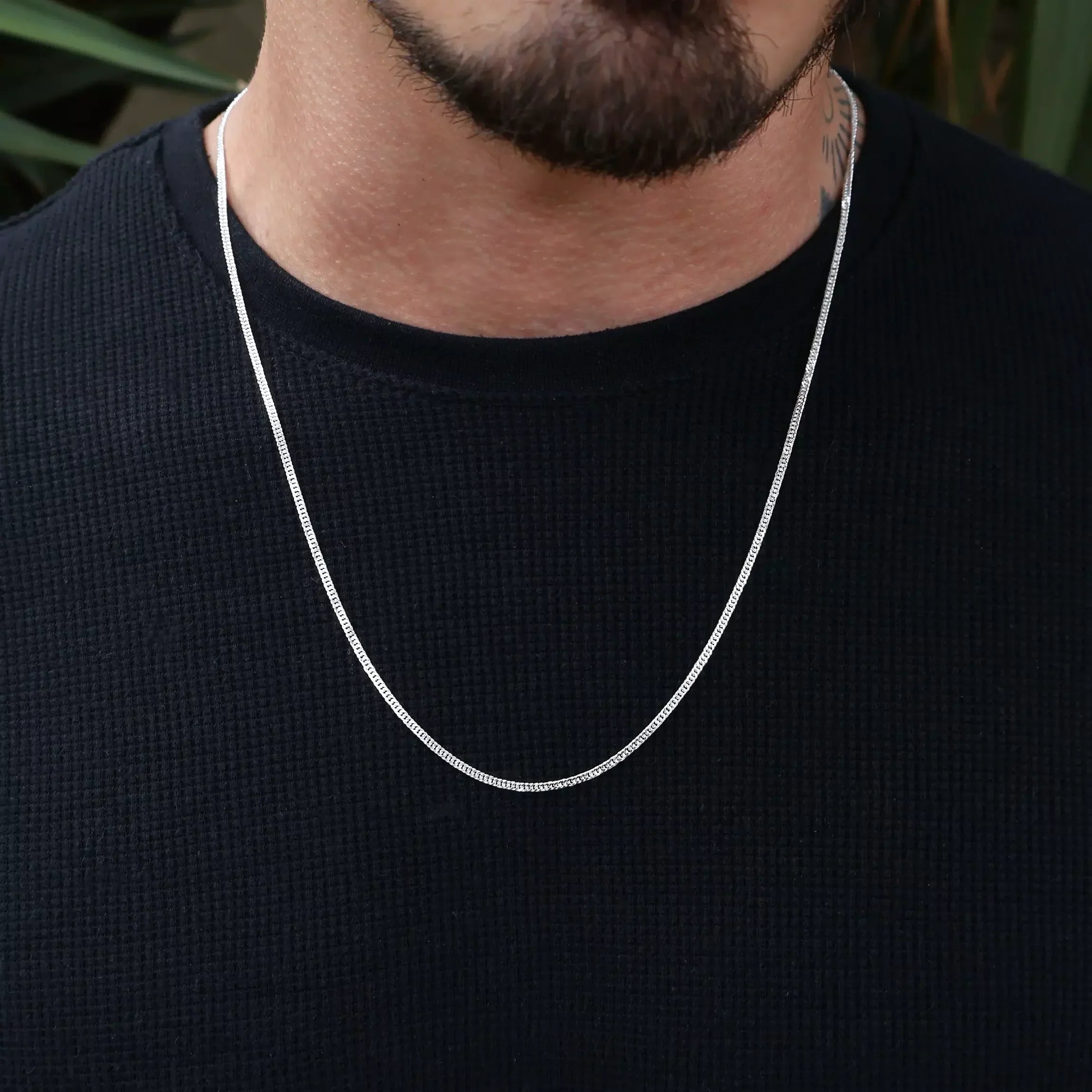 Men's Double Link Grumet Chain in 925 Silver