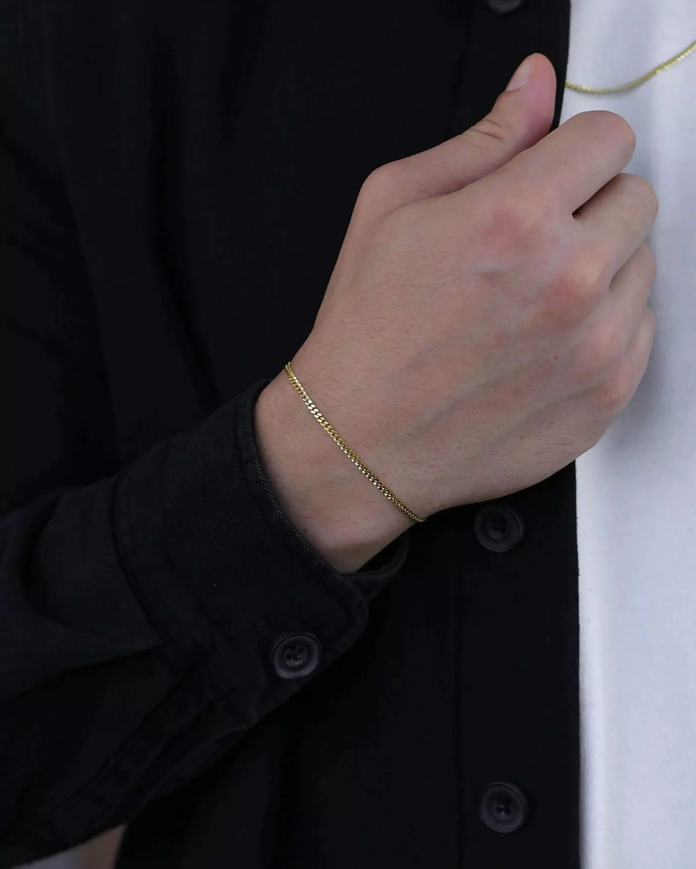 2mm Grumet Bracelet in 925 Sterling Silver – 18k Gold Plated