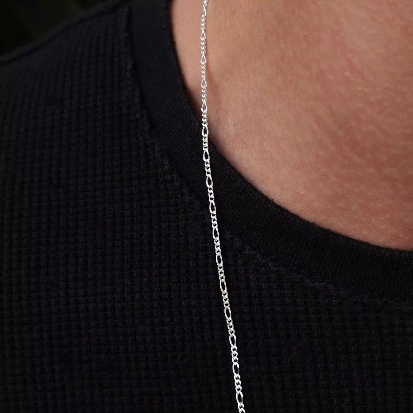 Fina Men's Figaro Chain in 925 Silver