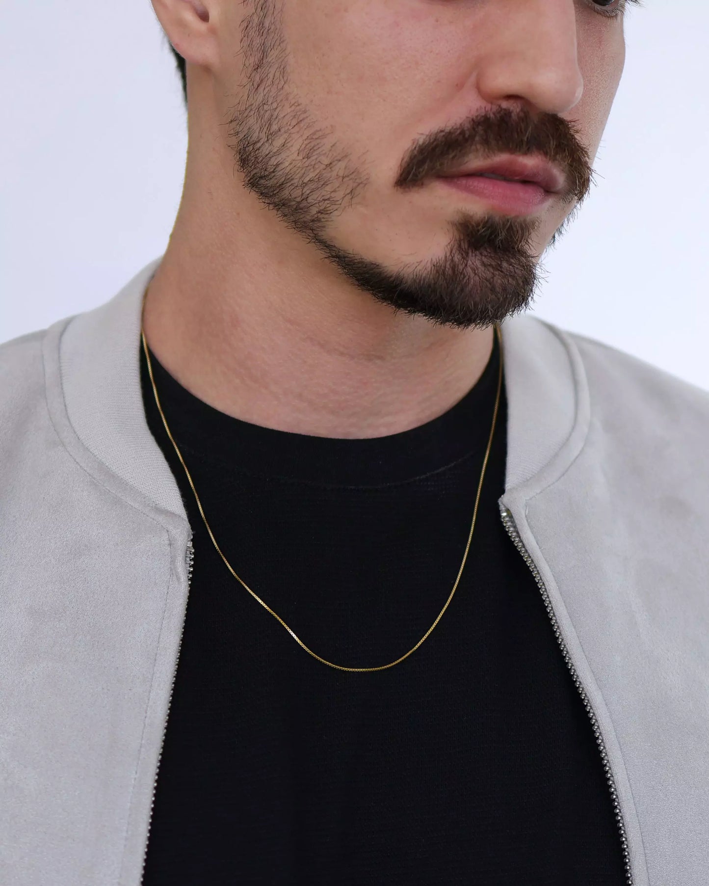 Men’s 925 Sterling Silver Venetian Chain – 18k Gold Plated