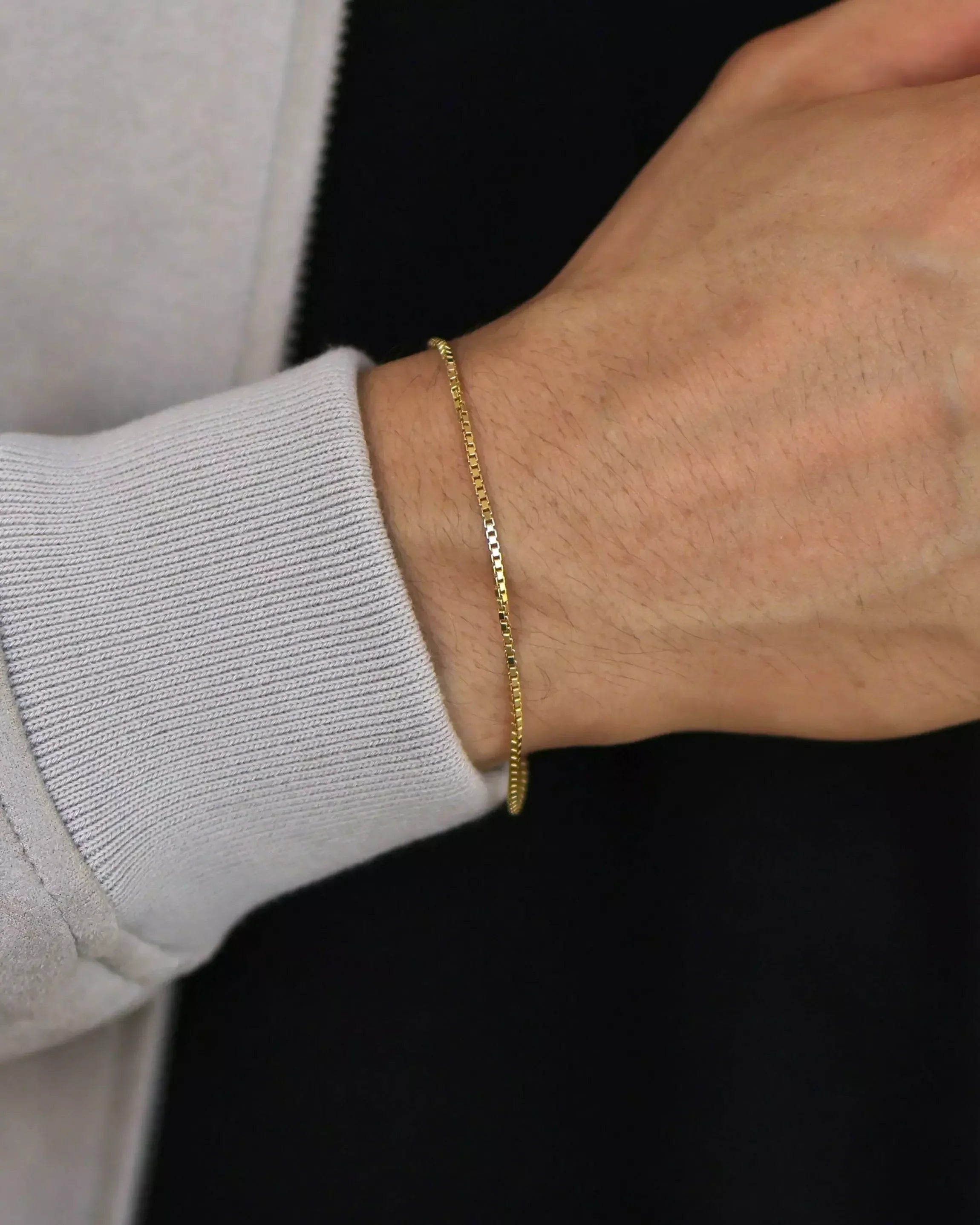 Venetian Bracelet in 925 Sterling Silver – 18k Gold Plated