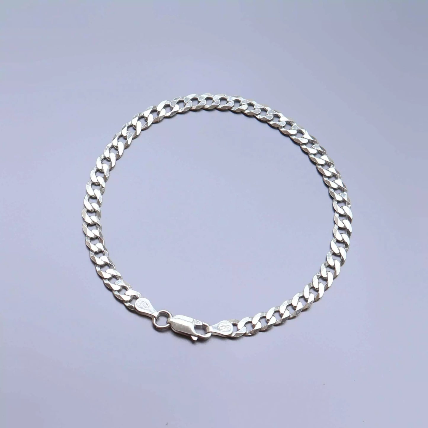 Men's Grumet Bracelet 5 mm in 925 Silver