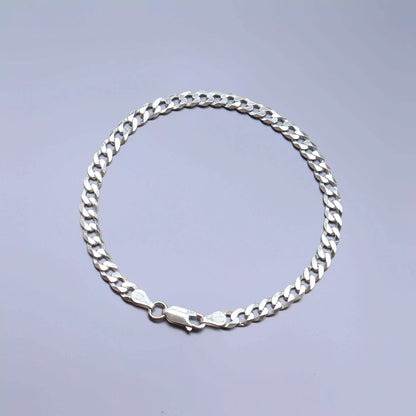 Men's Grumet Bracelet 5 mm in 925 Silver