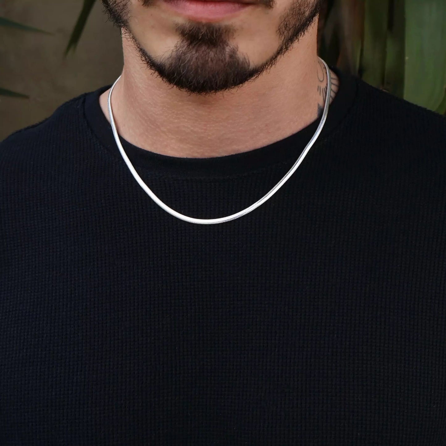 Men's Scale Chain in 925 Silver