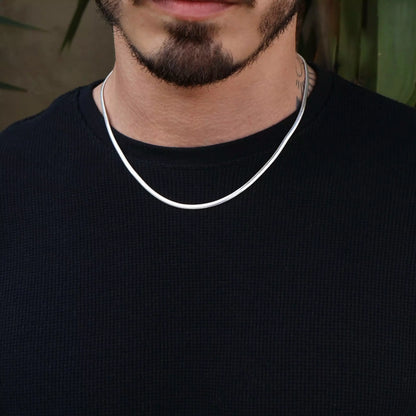 Men's Scale Chain in 925 Silver