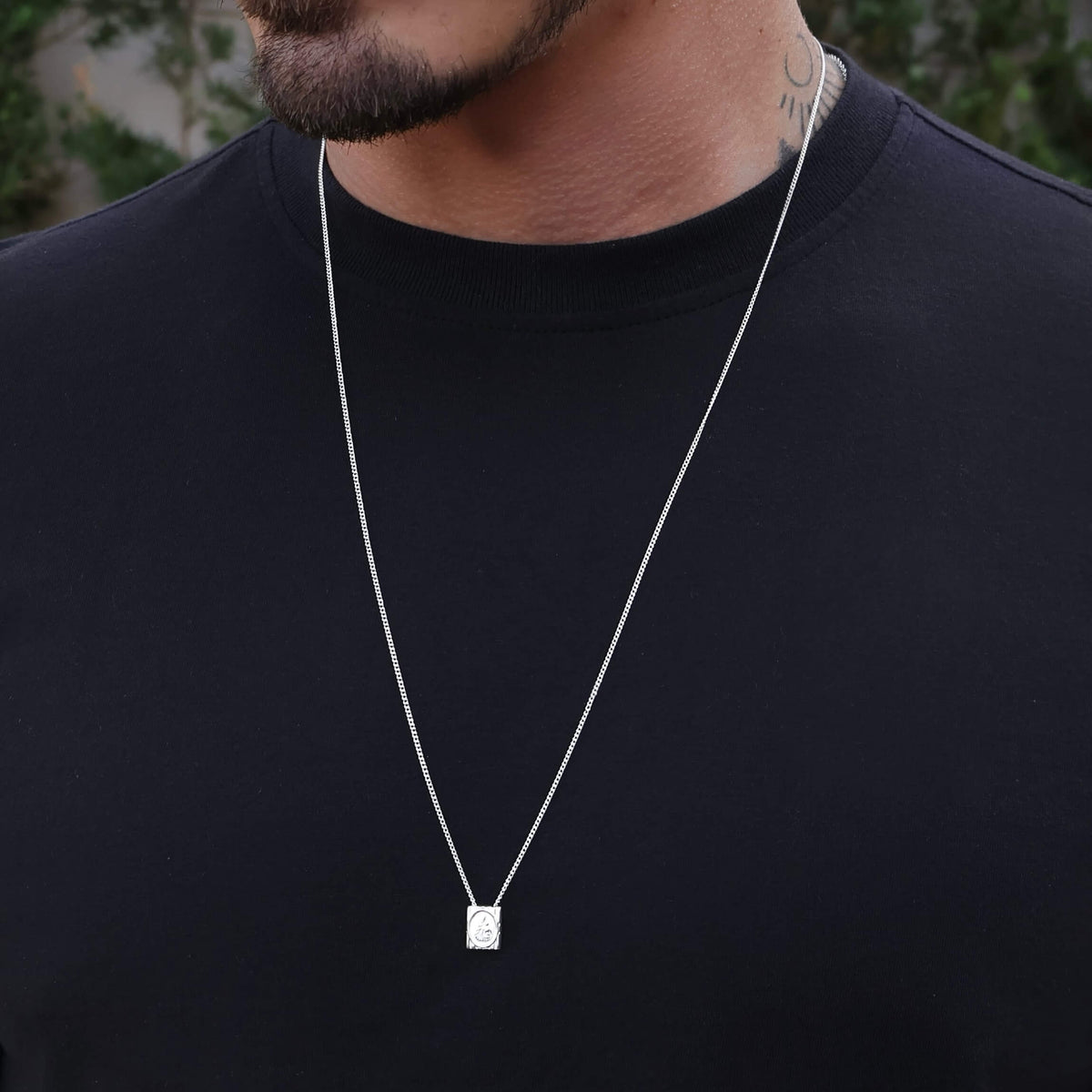 Silver Scapular, 70 cm - Removable Plaque