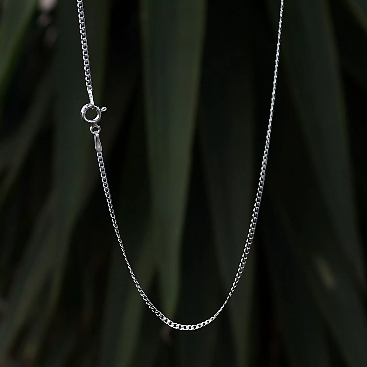 Men's Thin Grumet Chain in 925 Silver