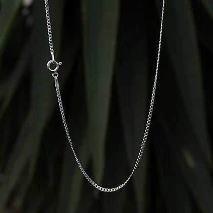 Men's Thin Grumet Chain in 925 Silver