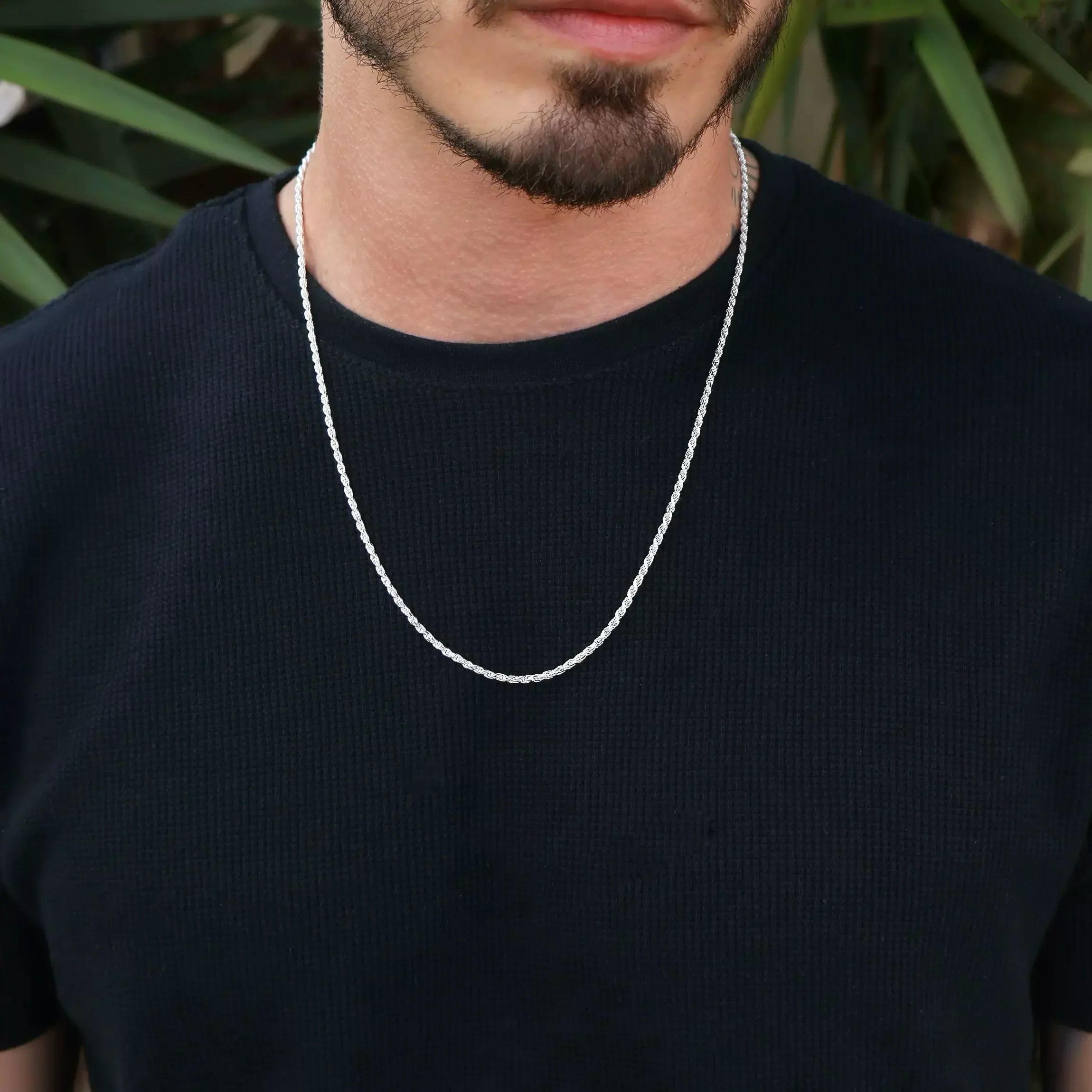 Men's Baiano Chain Necklace in 925 Silver