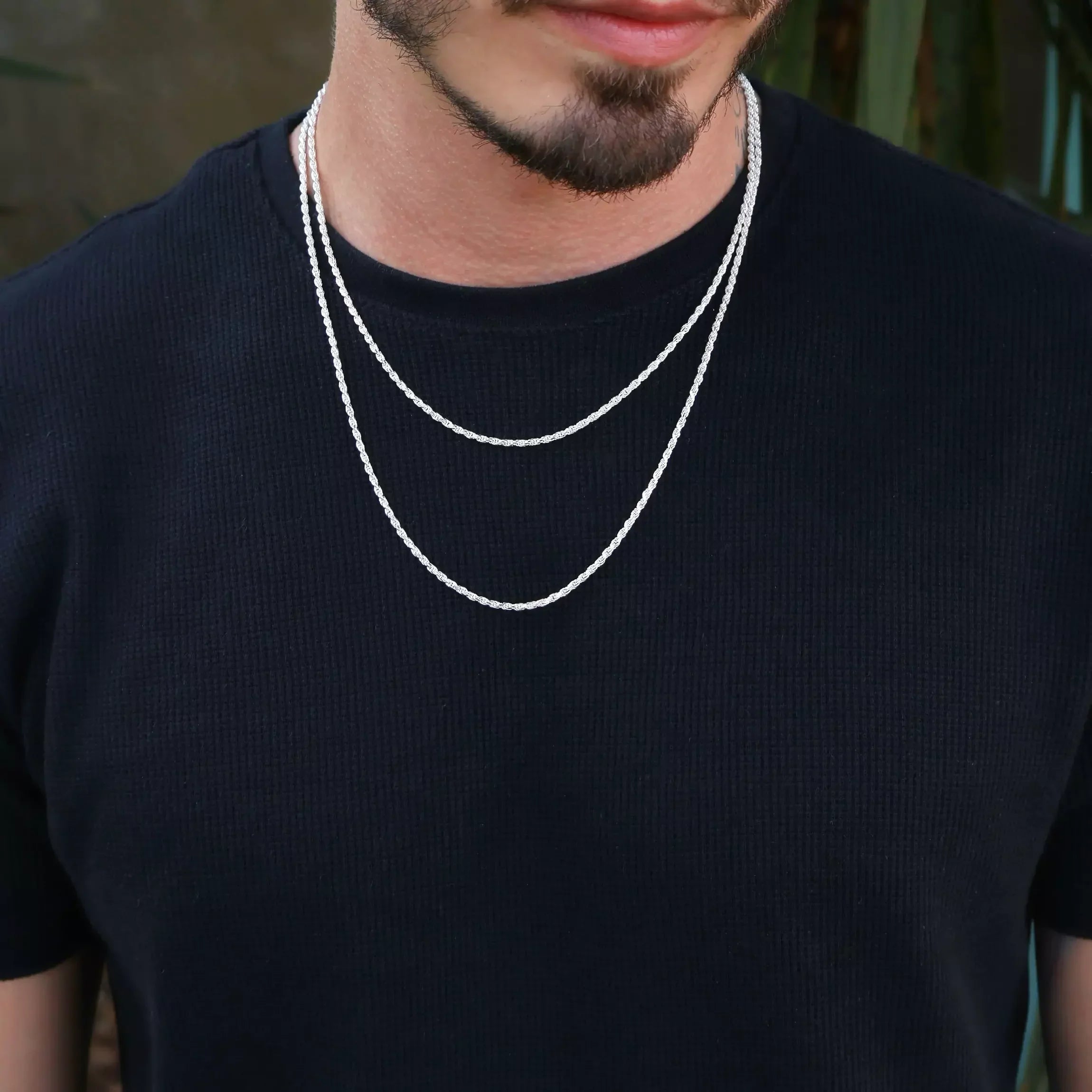 Men's Baiano Chain Necklace in 925 Silver