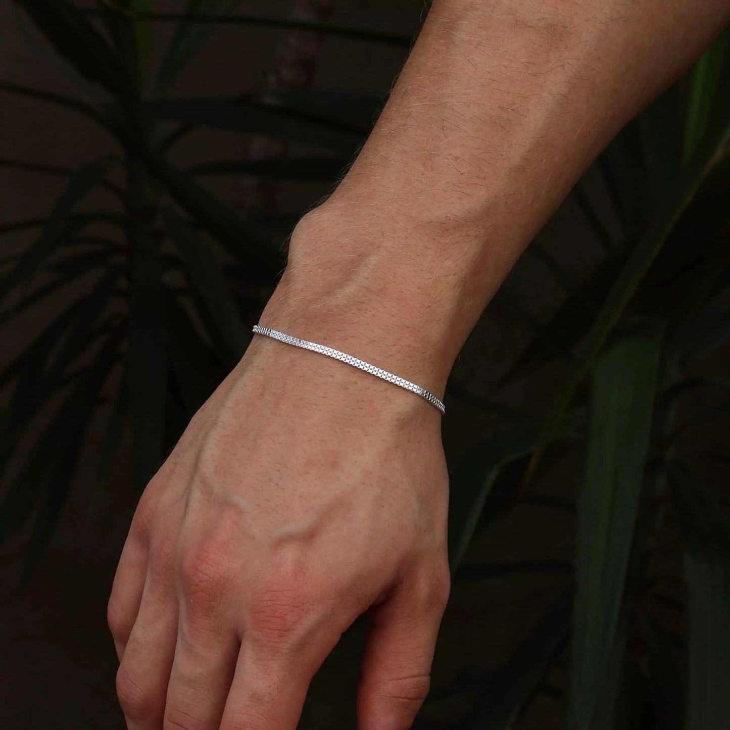 Men's Double Venetian Bracelet in 925 Silver