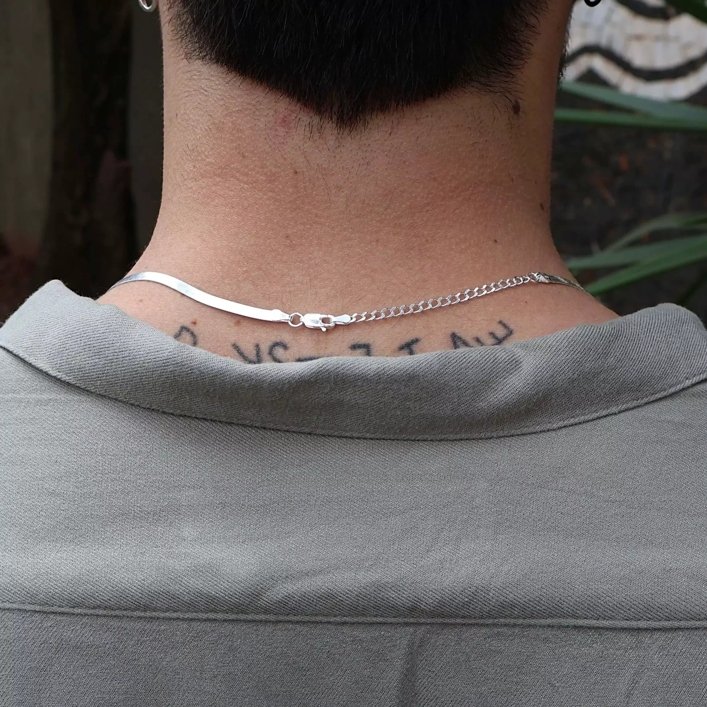 Men's Thick Rolled Chain in 925 Silver