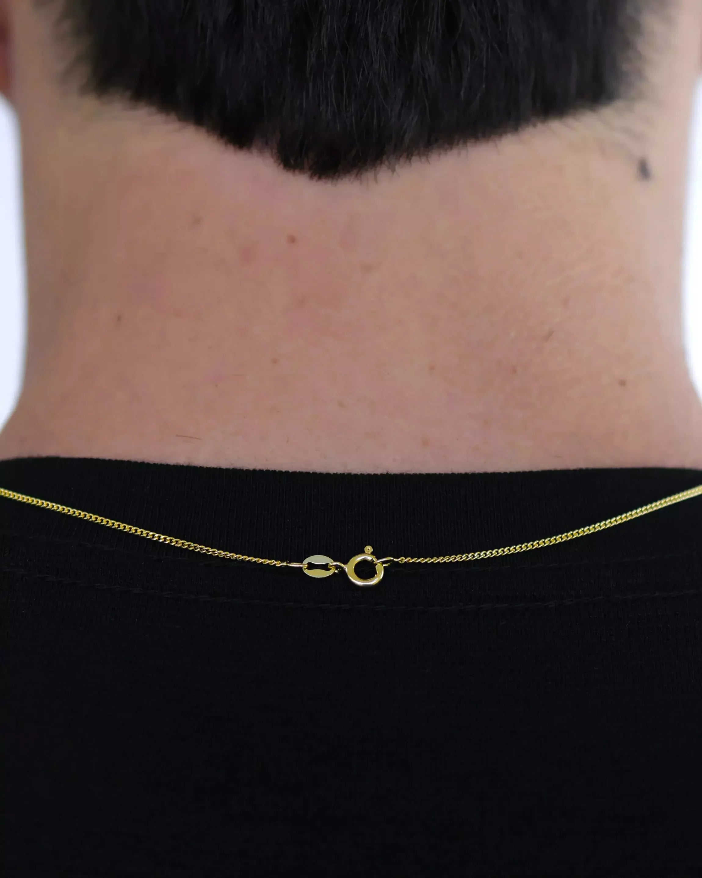 Fine Grumet Chain in 925 Sterling Silver – 18k Gold Plated