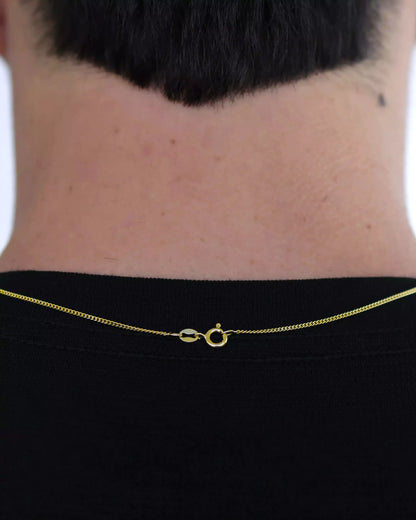 Fine Grumet Chain in 925 Sterling Silver – 18k Gold Plated