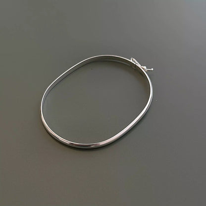 Thick Silver Men's Bracelet