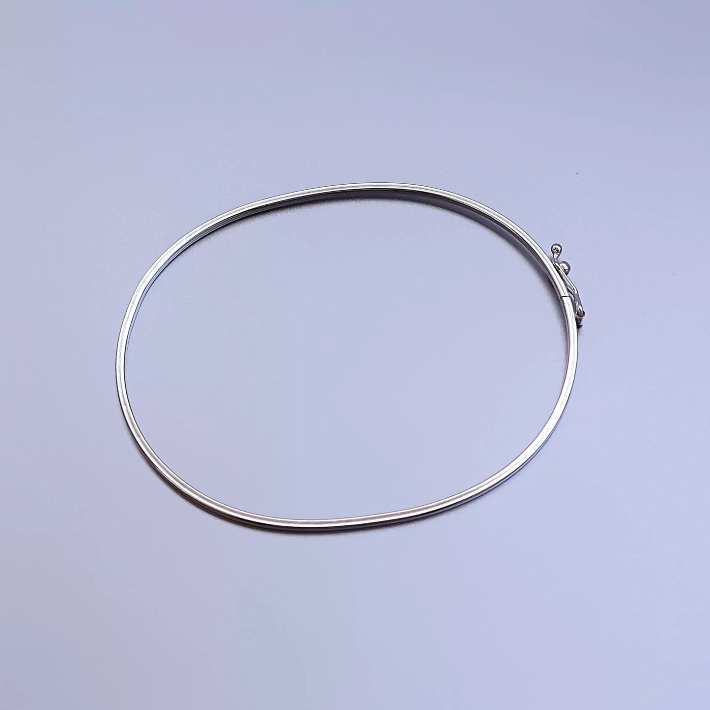 Men's Thin Square Silver Bracelet