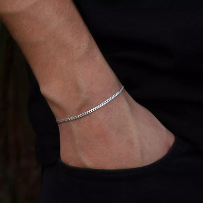 Men's 2 mm Grumet Bracelet in 925 Silver