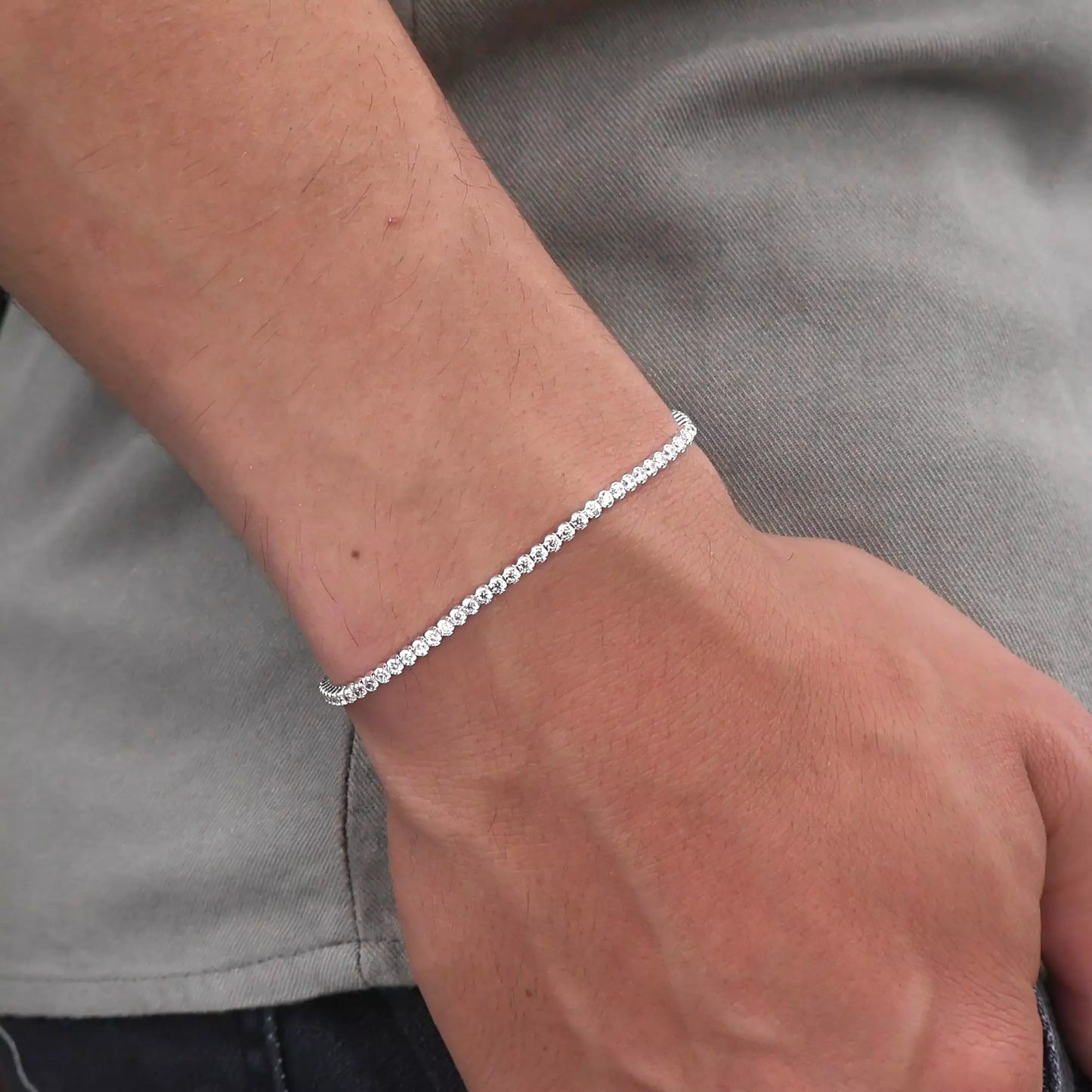Men's Riviera Bracelet in 925 Silver