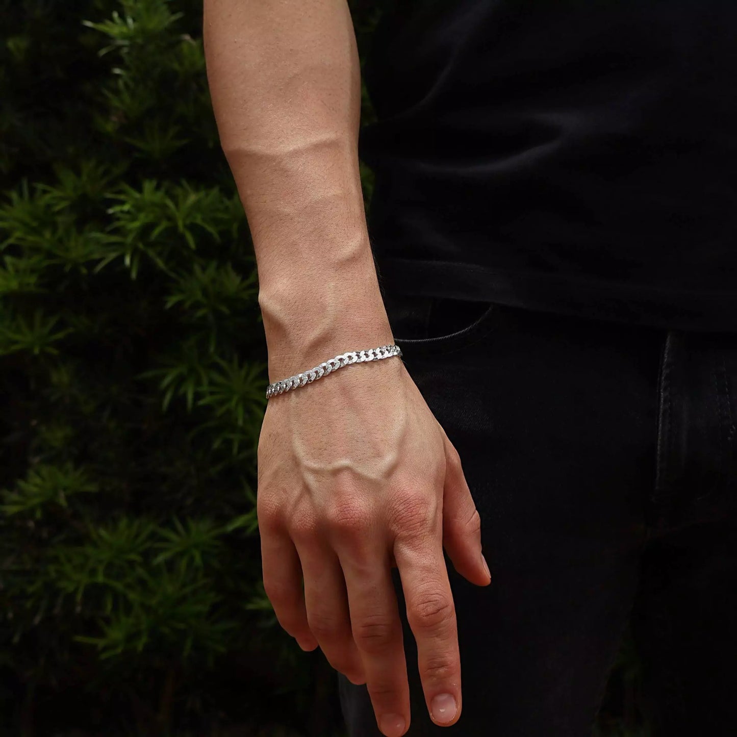 Grumet Pavi Men's Bracelet in 925 Silver