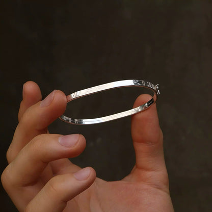 Men's Square Silver Bracelet