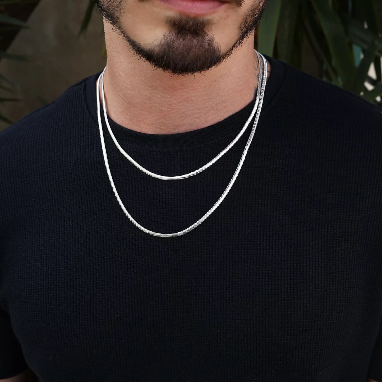 Men's Scale Chain in 925 Silver