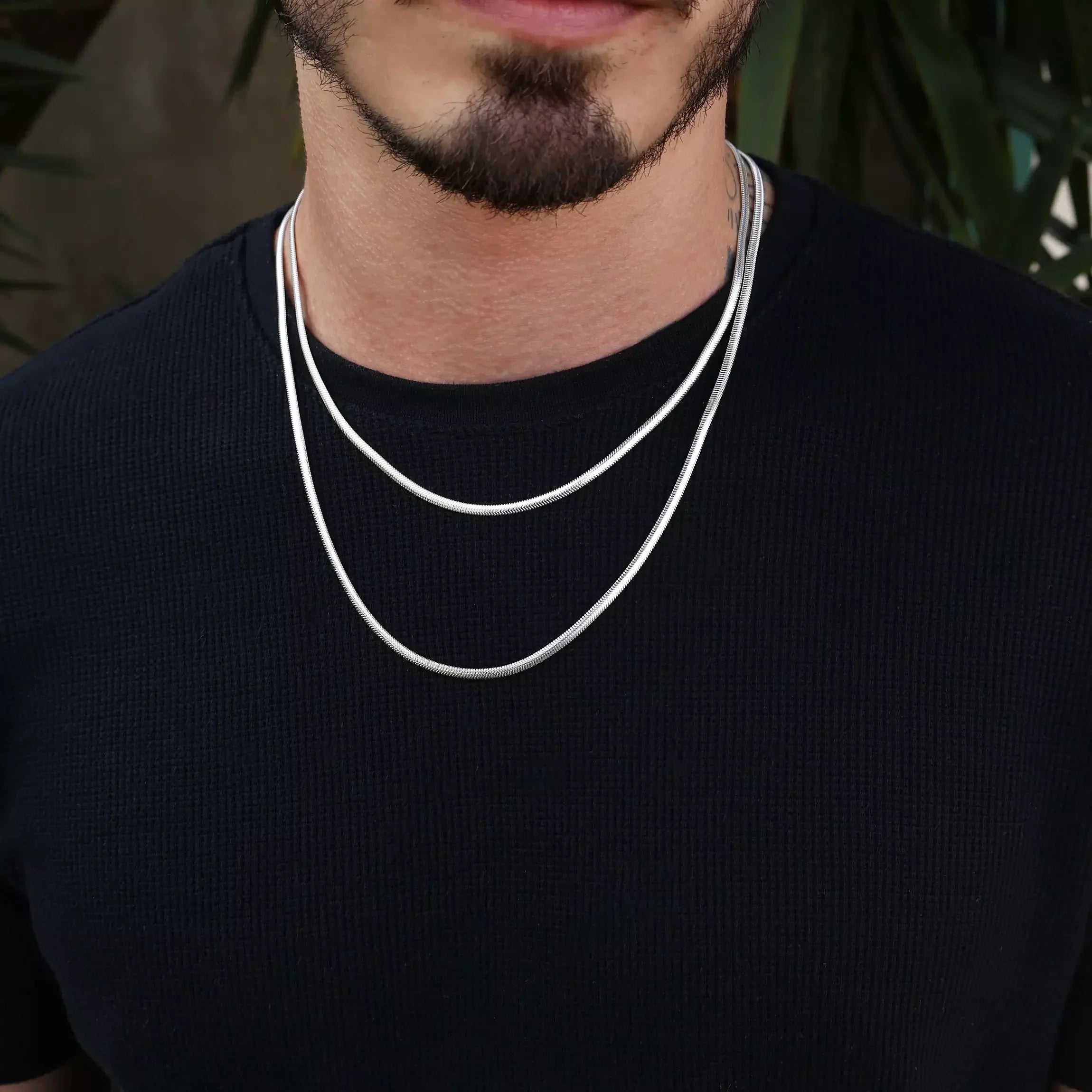 Men's Scale Chain in 925 Silver