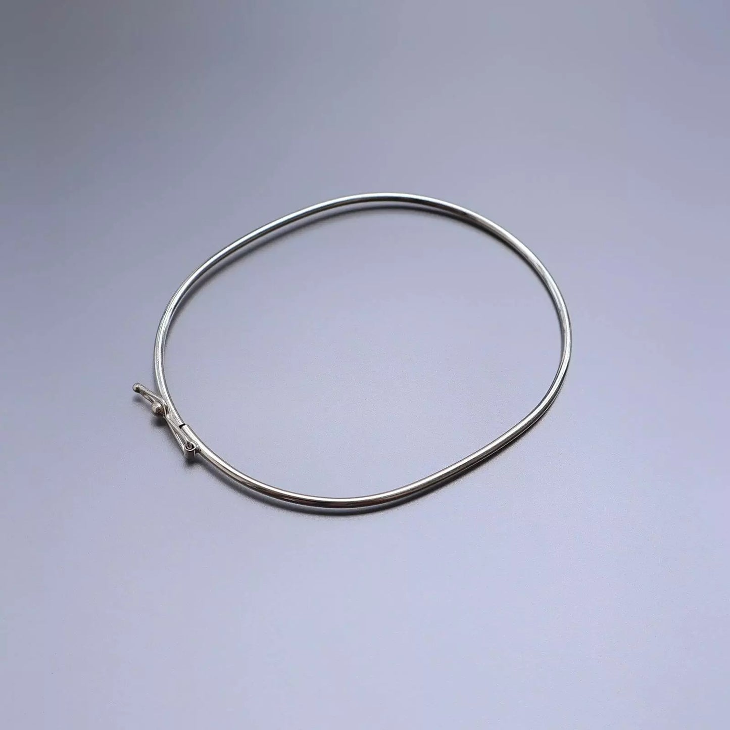 Men's Thin Silver Bracelet