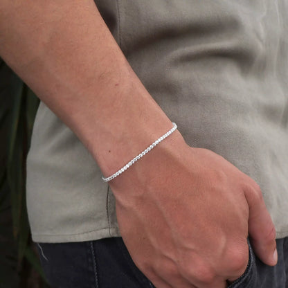 Men's Riviera Bracelet in 925 Silver