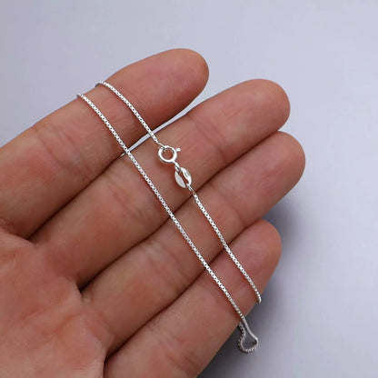 Thin Men's Venetian Chain in 925 Silver